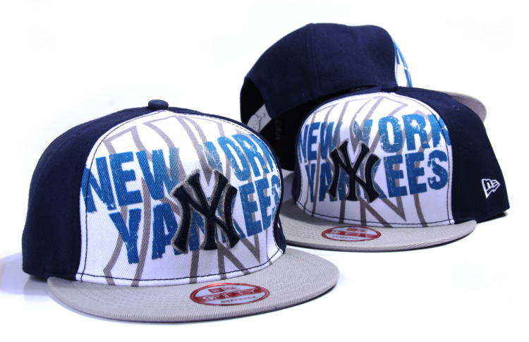 MLB New York Yankees NE Snapback Hat #82